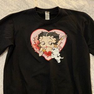 Betty Boop designed sweatshirt